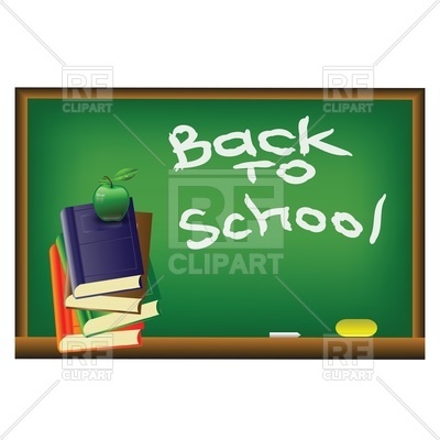 400x400 Green School Board And Books