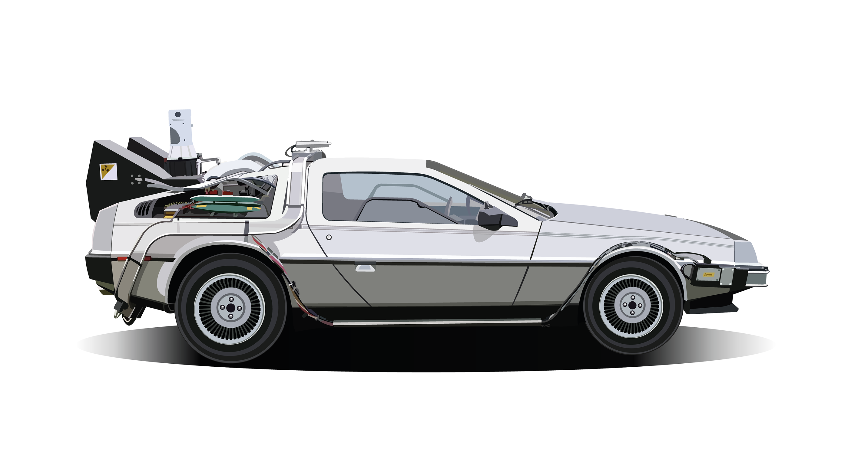 DELOREAN DMC-12. Делориан ДМС 12 машина времени.