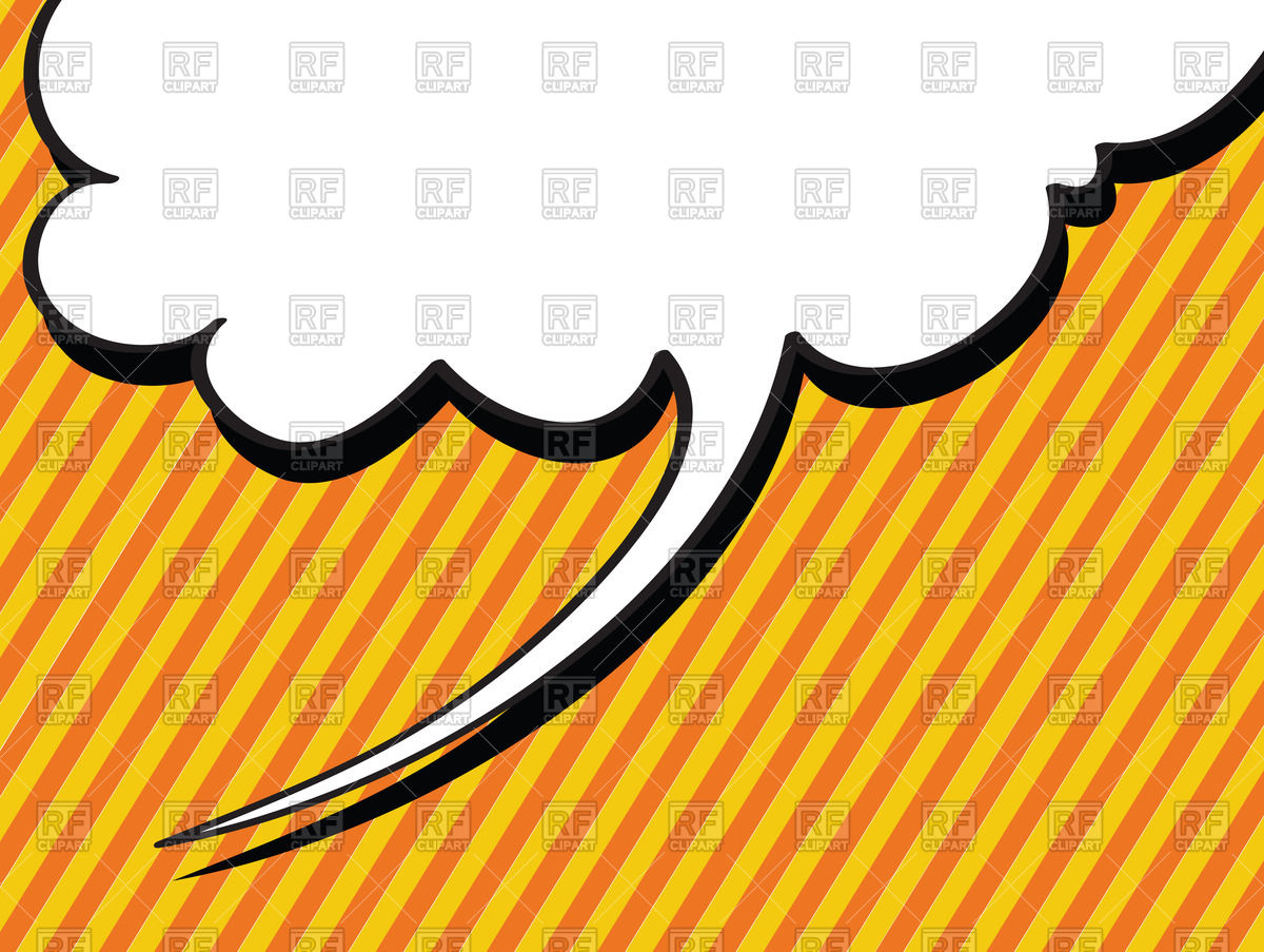 1200x903 Pop Art Speech Bubble On Yellow Backdrop Vector Image Of Design
