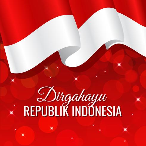 Background Bendera Merah Putih Berkibar Arini Gambar