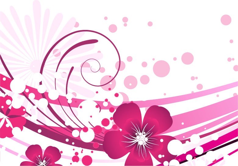 780x544 Wallpaper And Desktop For Pc Pink Flower With Abstract Background