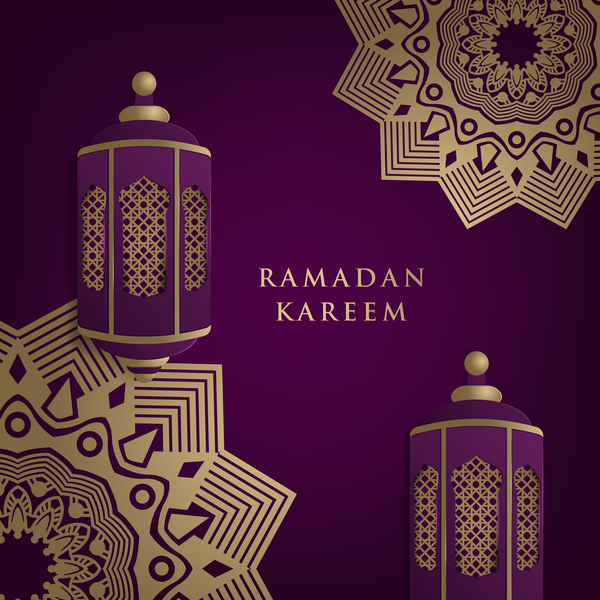 Islamic Ramadhan Purple Backgrounds Vectors Free Download 600x600 Islamic Ramadhan Purple Backgrounds Vectors Free Download