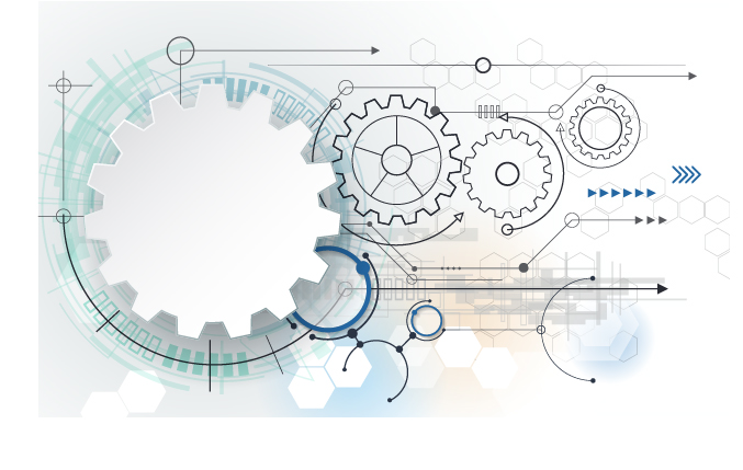 Tech With Gear Background Template Vector Free Download 677x429 Tech With Gear Background Template Vector Free Download