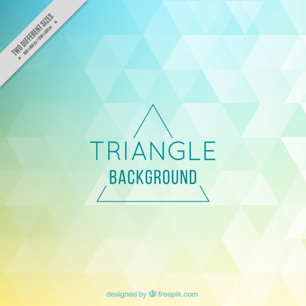 626x626 Colored Triangles Background Vector Free Download