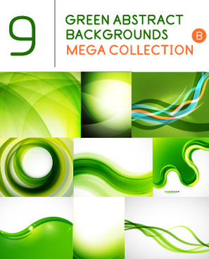 297x368 Green Abstract Background Vector Free Vector Download