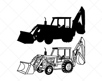 340x270 Cliparts For Free Download Backhoe Clipart Tactor Backhoe