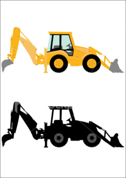 425x600 Backhoe Machine Free Images