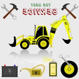 300x300 Best Service And Diagnostics Backhoe Loader Vector Newwaysys