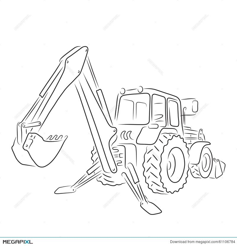 97 Backhoe vector images at Vectorified.com