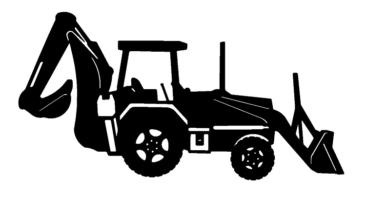 750x404 Backhoe Clipart