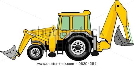 450x226 Advertising Business Card Vector Free, Clip Art, Backhoe Loader