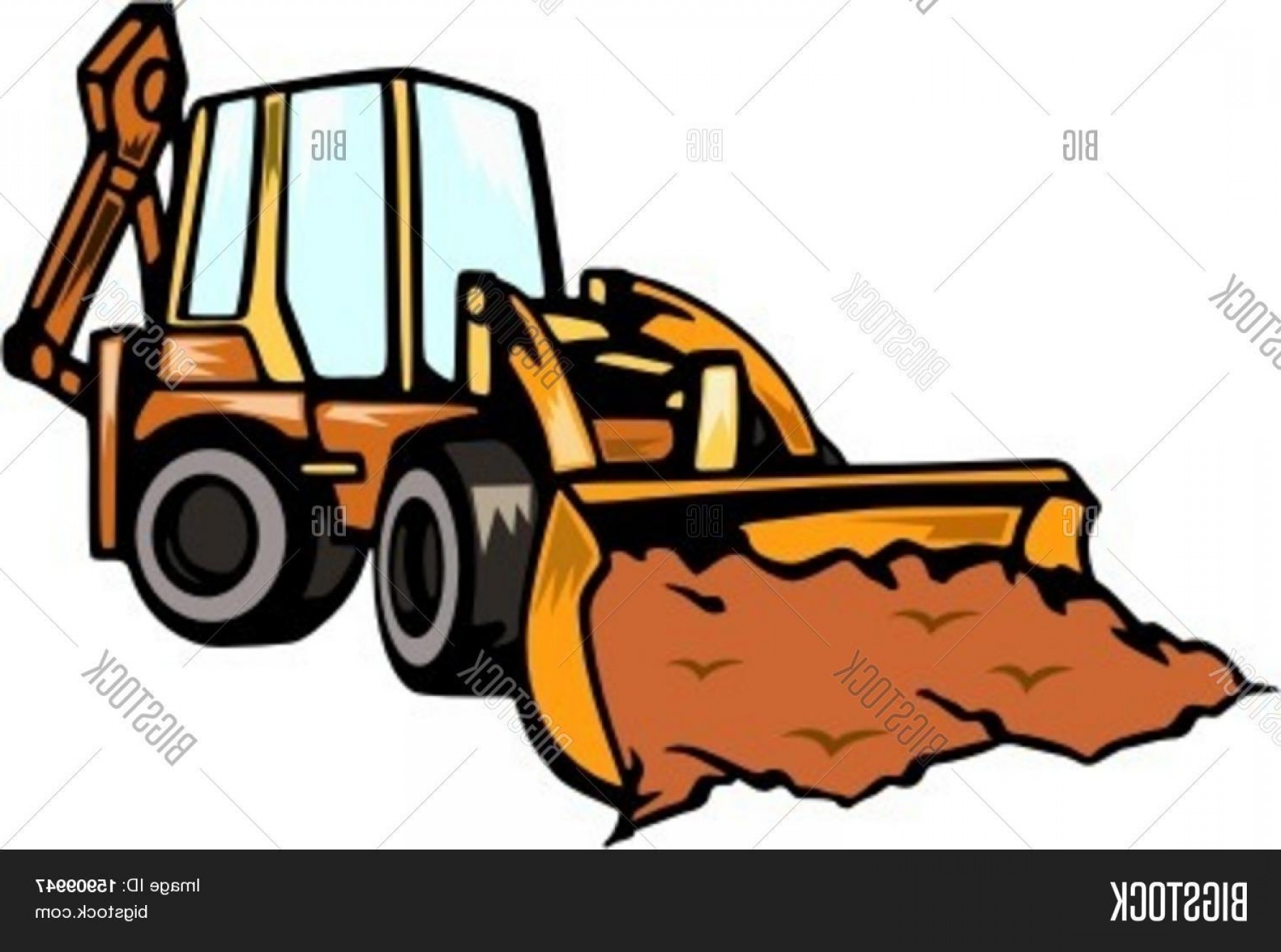 1800x1338 Backhoe Vector Hoodamath