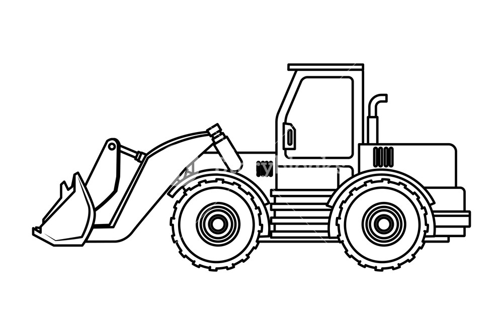 Backhoe Vector at Vectorified.com | Collection of Backhoe Vector free ...