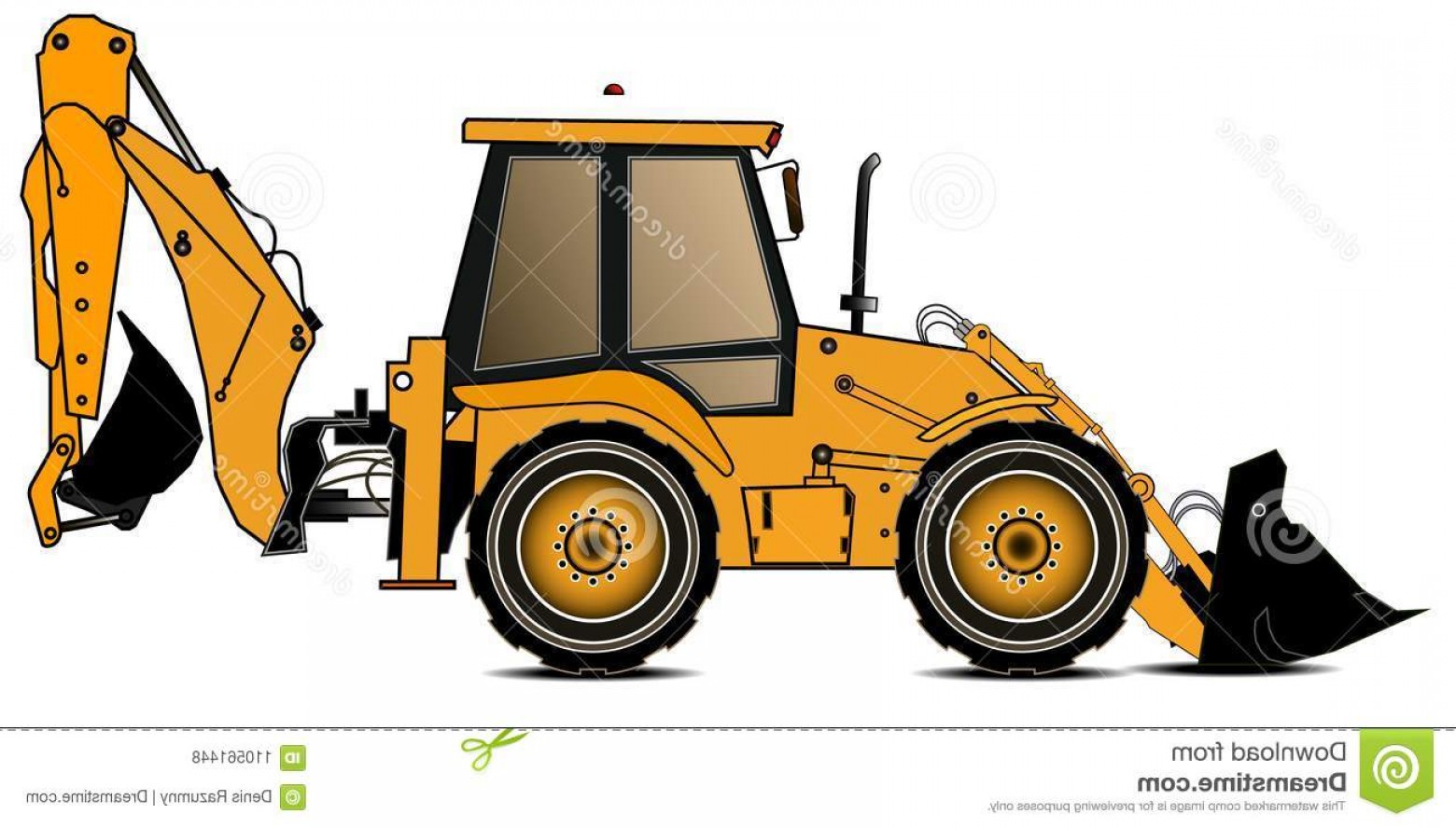 97 Backhoe Vector Images At Vectorified.com