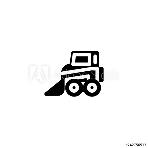 500x500 Backhoe Icon Vector Backhoe Vector Graphic Illustration