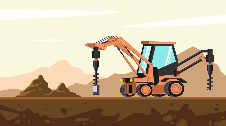875x490 Backhoe Free Vector Art