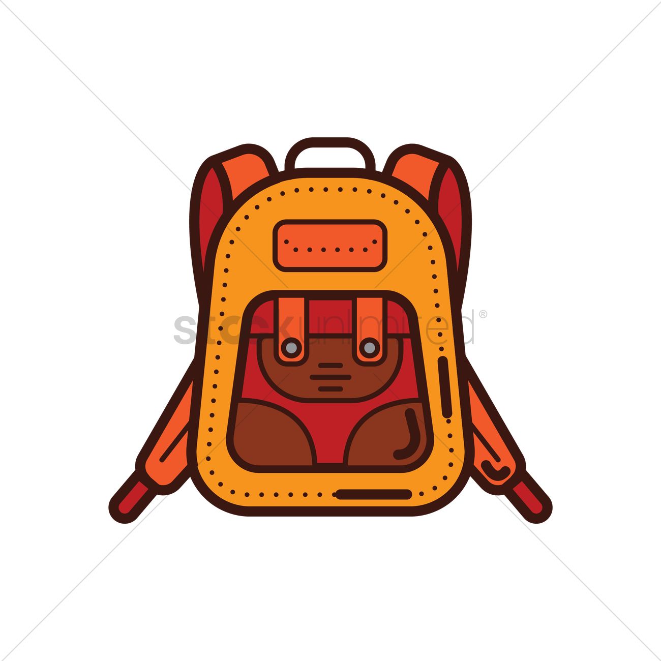 1300x1300 Backpack Vector Image