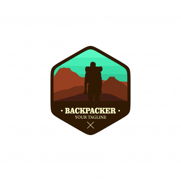 626x626 Backpacker Logo Vector Premium Download