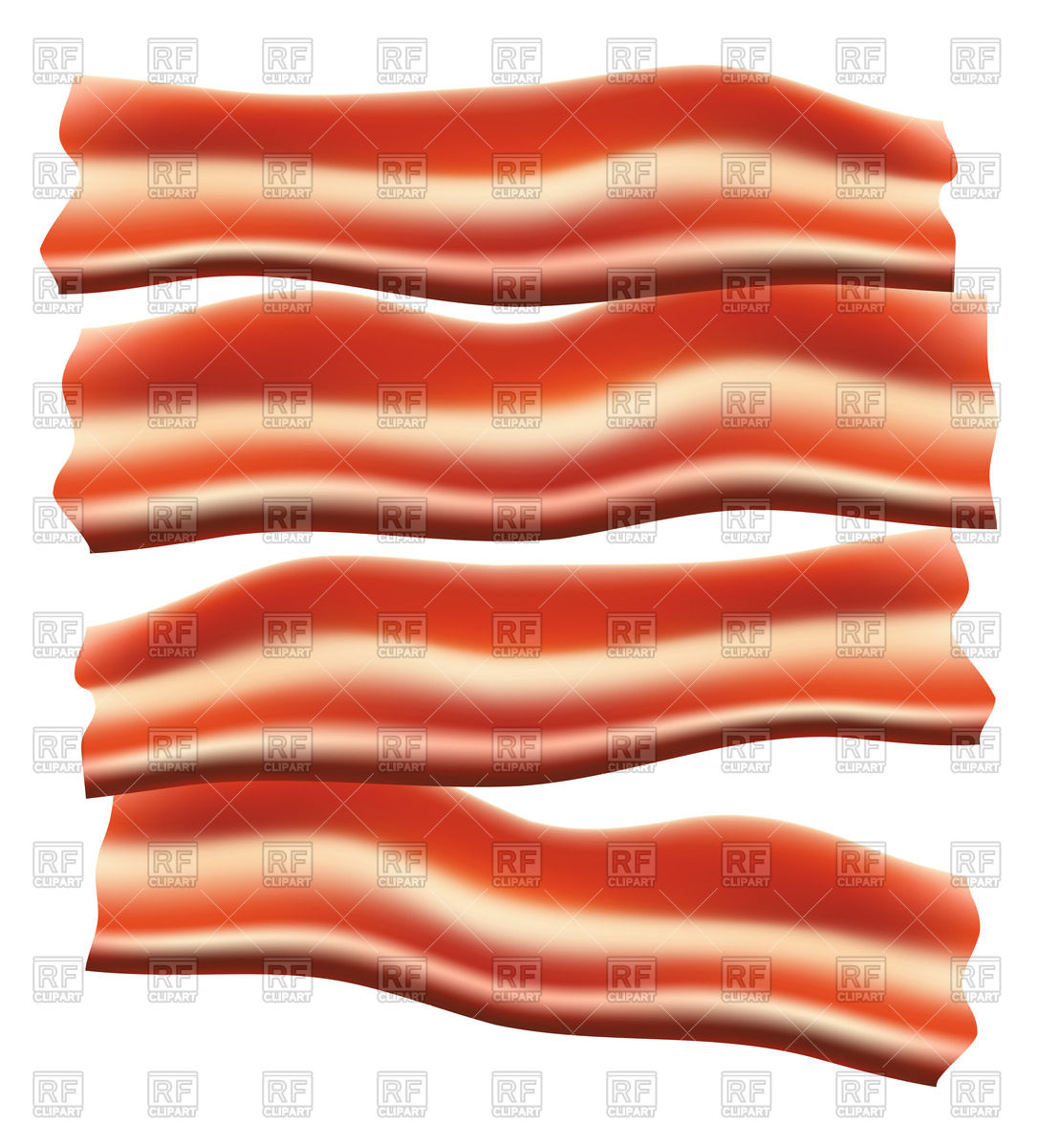 Pieces Of Fried Bacon Vector Image Of Food And Beverages 1086x1200 Pieces Of Fried Bacon Vector Image Of Food And Beverages