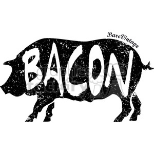 Distressed Pig Bacon Vector Art Design Clipart Royalty Free Gif 300x300 Distressed Pig Bacon Vector Art Design Clipart Royalty Free Gif