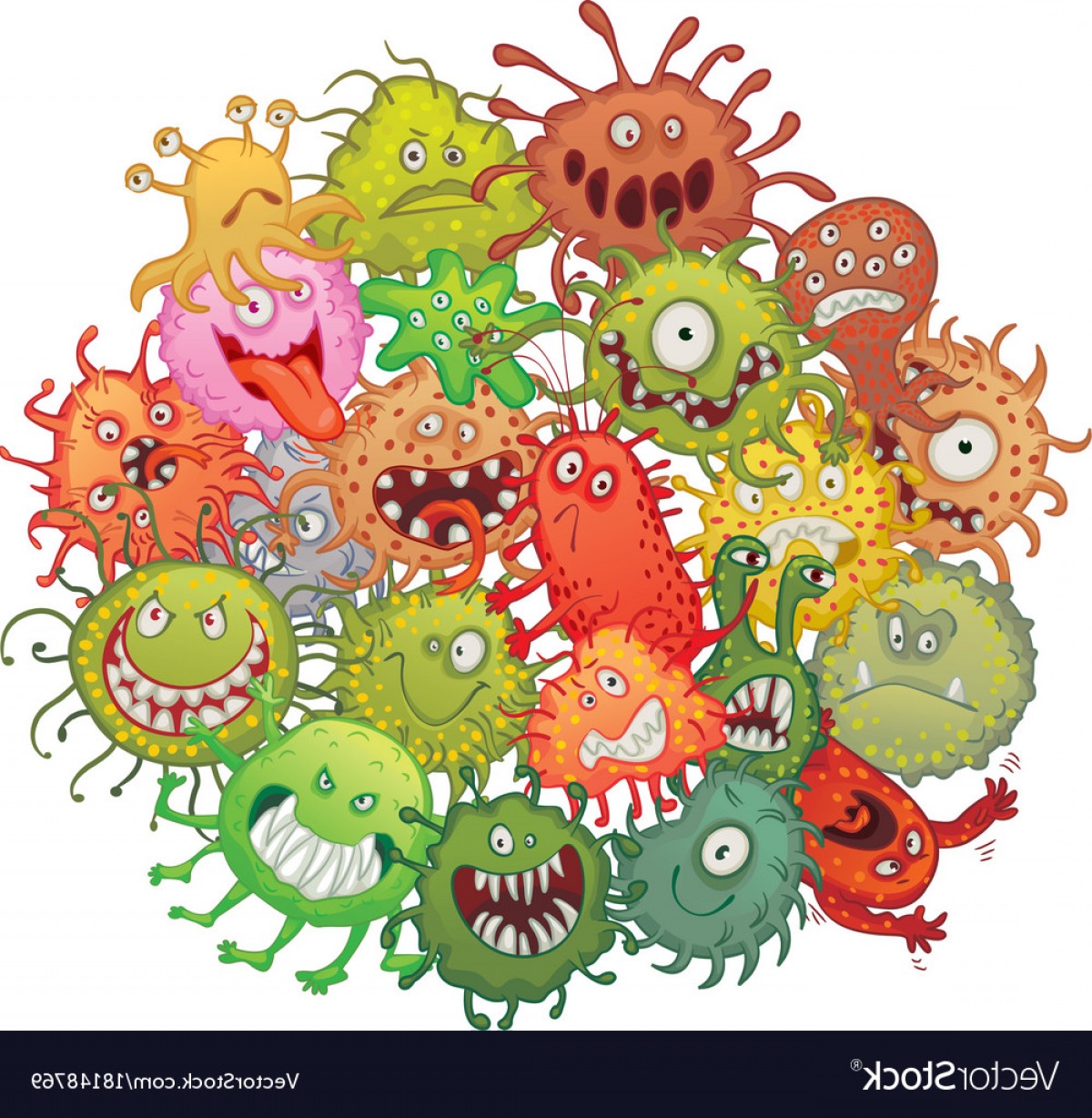 1200x1228 The Accumulation Of Bacteria Vector Soidergi