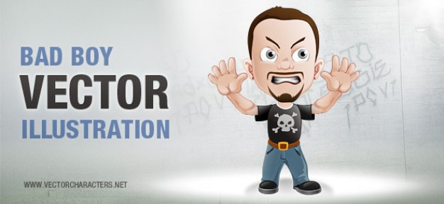 626x288 Bad Boy Vector Character Vector Free Download