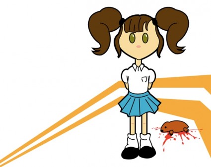 425x337 Bad Girl Vector For Free Download Free Vector