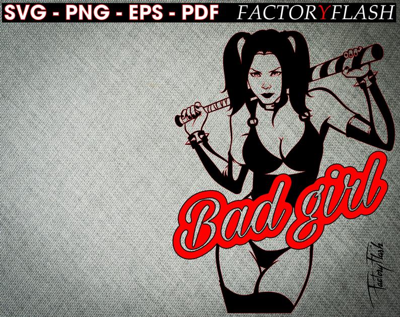 794x629 Bad Girl  Pdf Printable Vector Download Etsy