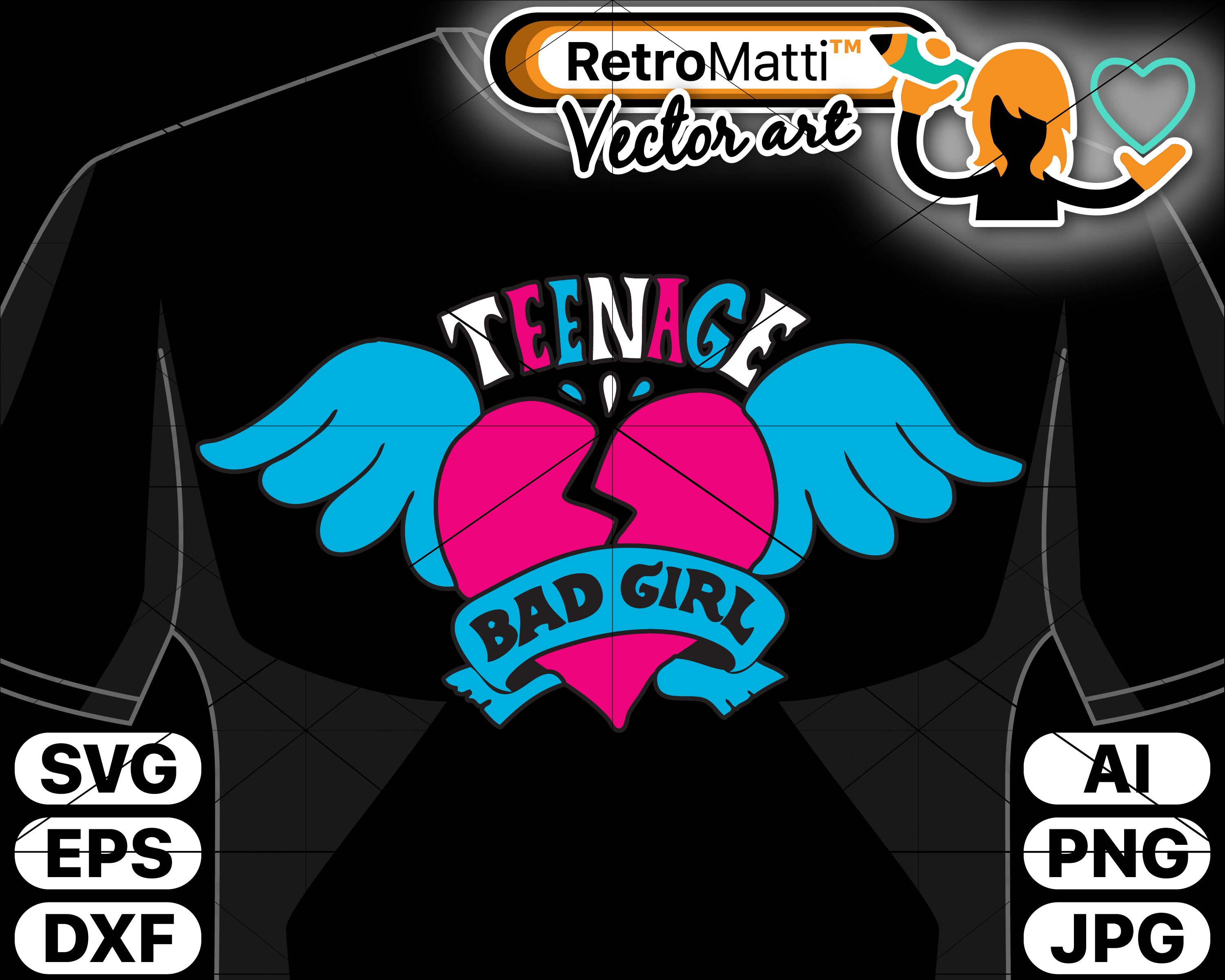 3000x2400 Teenage Bad Girl Retromatti