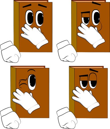 383x450 Books Holding His Nose Because Of A Bad Smell Cartoon Book