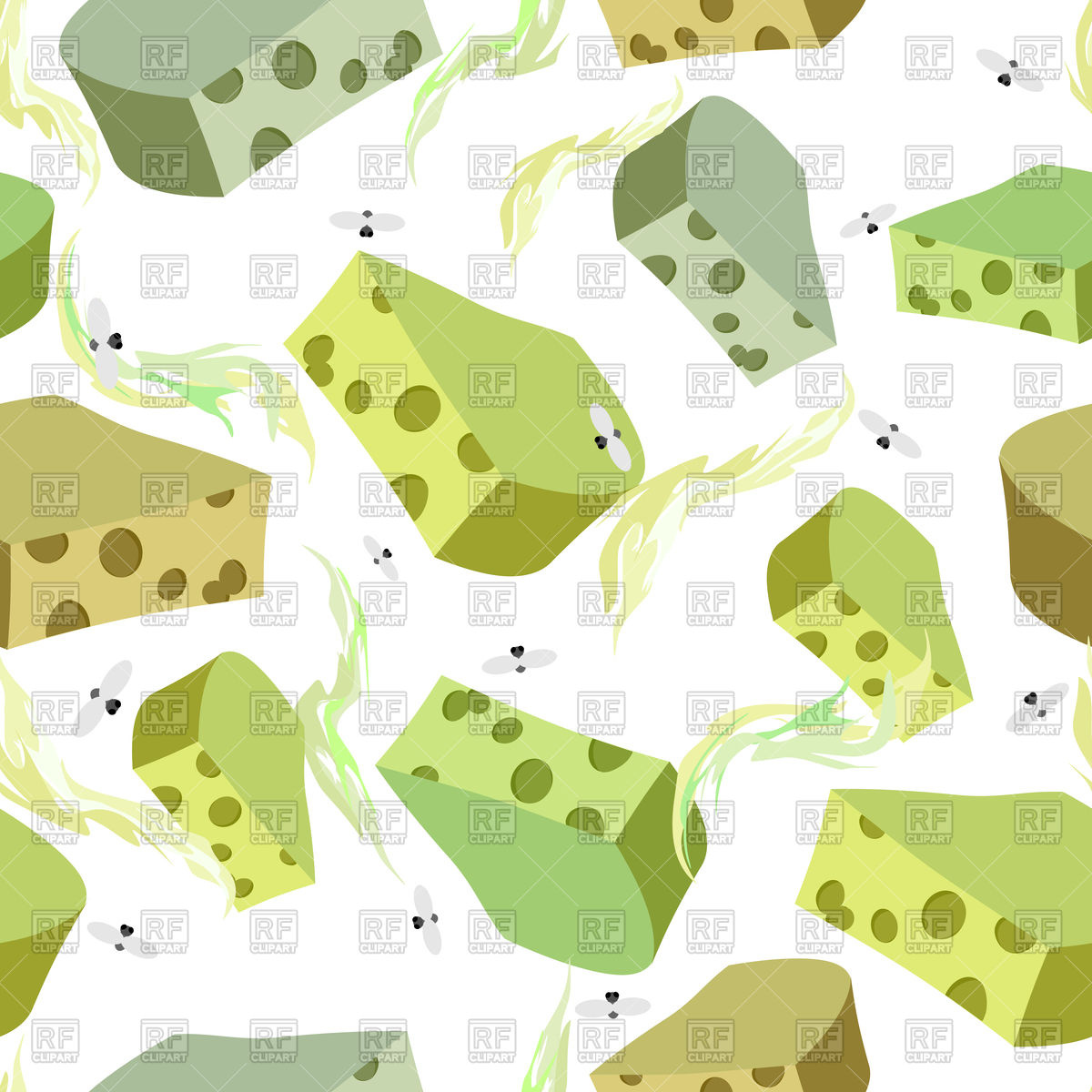 1200x1200 Dorblu Cheese Seamless Pattern, Cheese With Bad Smell And Fly