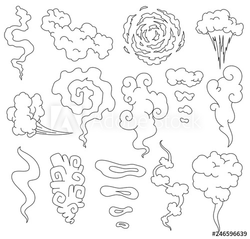 500x479 Bad Smell Smoke Line Clouds Steam Smoke Clouds Of Cigarettes