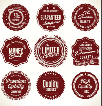 352x368 Vintage Style Badges Logos Free Vector Download