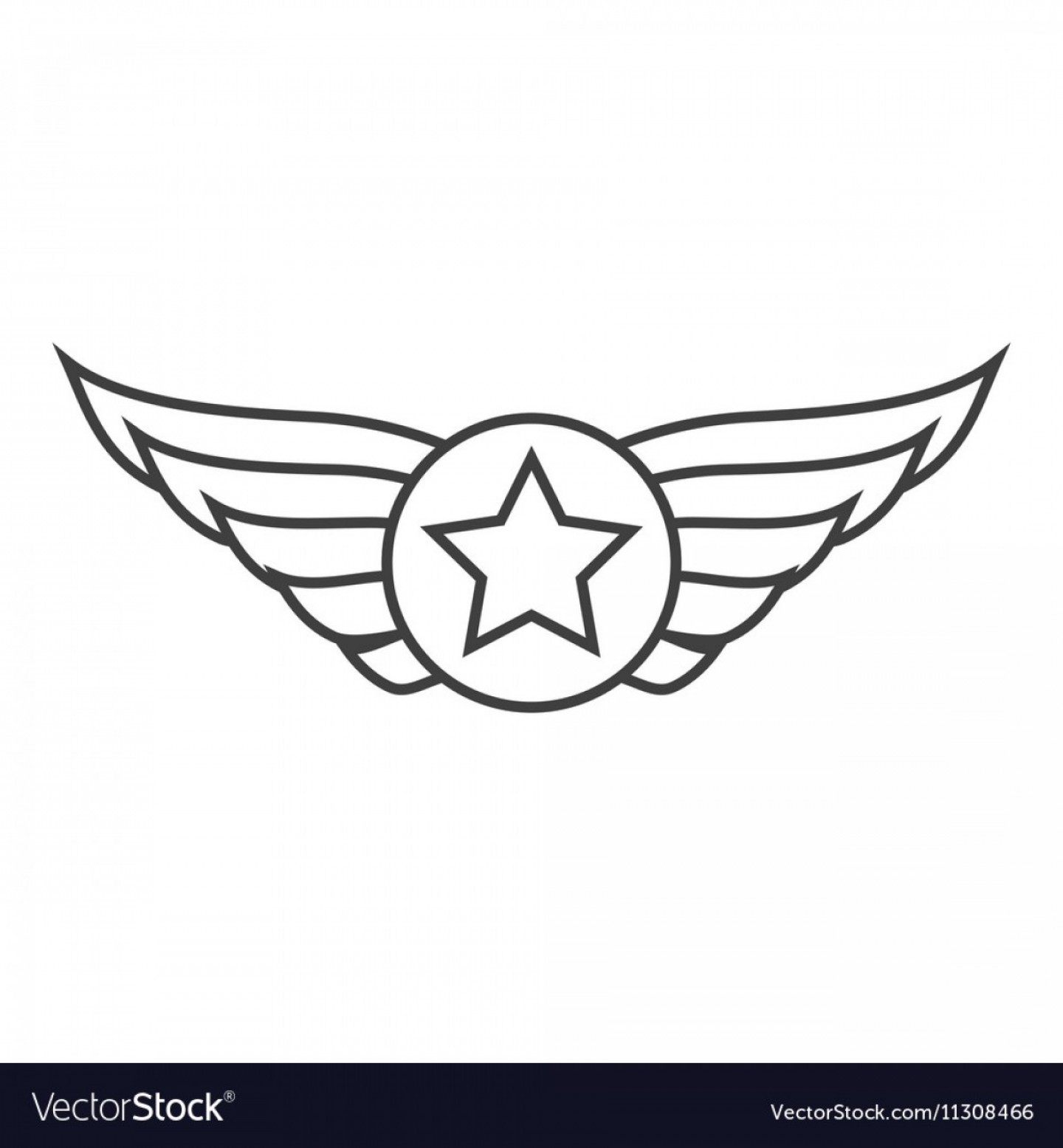 1440x1555 Aviation Outline Emblem Badge Or Logo Vector Soidergi