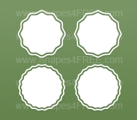 200x175 Badge Photoshop Vector Shapes Photoshop Custom Shapes