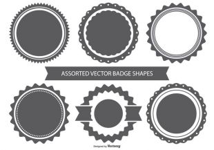 310x217 Vector Badge Shape Set Free Vectors Ui Download