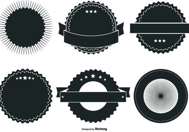 632x443 Vector Badge Shapes Collection Free Vector Download Cannypic