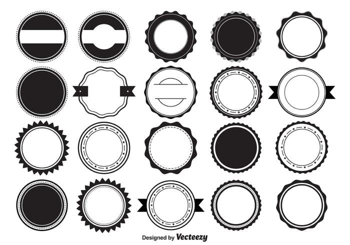 700x490 Vector Badge Shapes Free Graphics Uihere