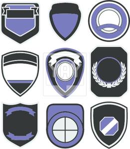 261x300 Emblem Badge Shape Icon Vector