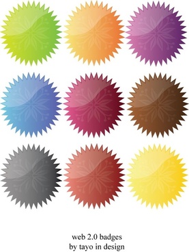 277x368 Badge Free Vector Download