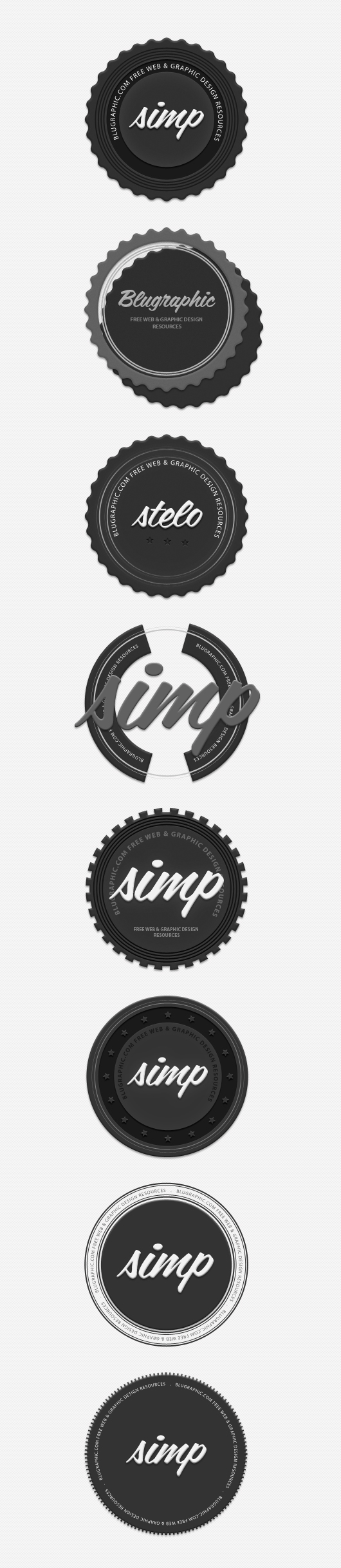 530x2435 Circle Vintage Badges