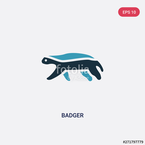 Two Color Badger Vector Icon From Animals Concept Isolated Blue 500x500 Two Color Badger Vector Icon From Animals Concept Isolated Blue