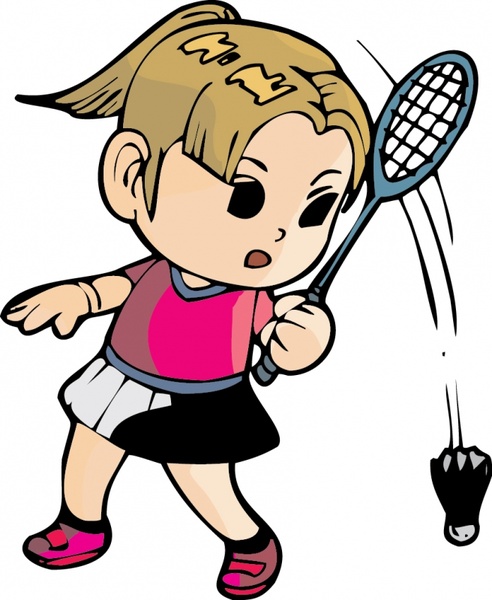 492x600 Badminton Vector Free Vector In Adobe Illustrator