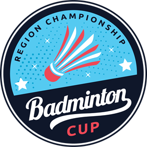300x300 Modern Badminton Badge Logo Vector