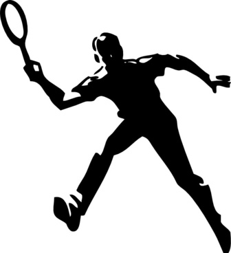 336x368 Badminton Free Vector Download