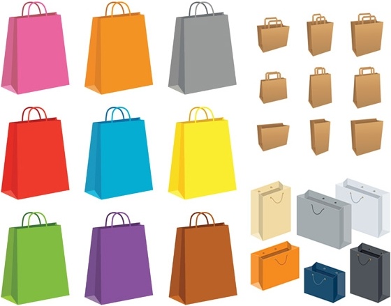 560x439 Paper Bag Vector Free Vector In Encapsulated Postscript