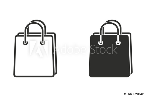 500x334 Shopping Bag Vector Icon