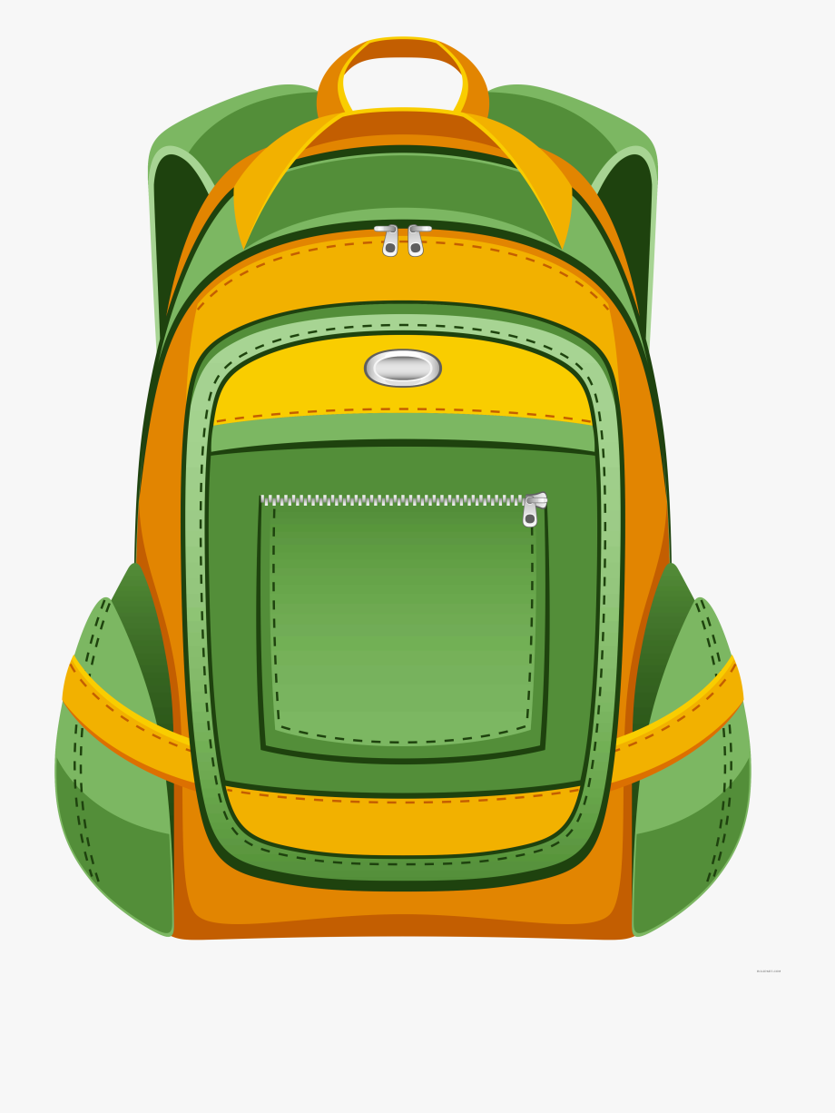920x1226 Backpack Clipart Png