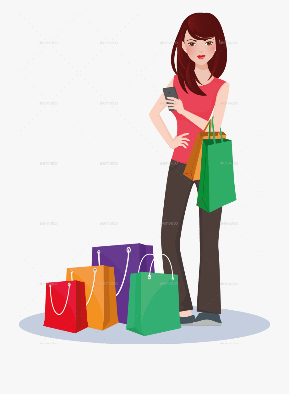 920x1252 Shopping Girl
