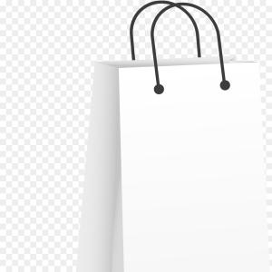 300x300 Black Shopping Bag Vector Catamart